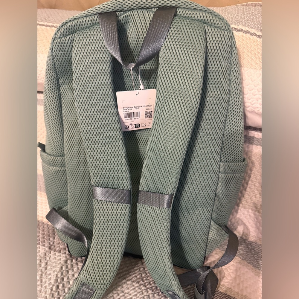 NWT LuLu lemon Mesh Backpack with Front Pocket - Picture 3 of 5